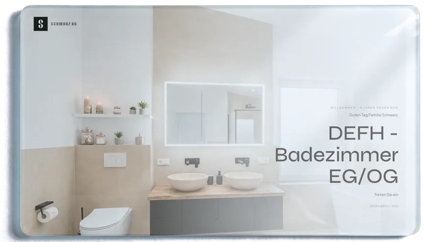 Olorio-Angebot: Badezimmer EG/OG