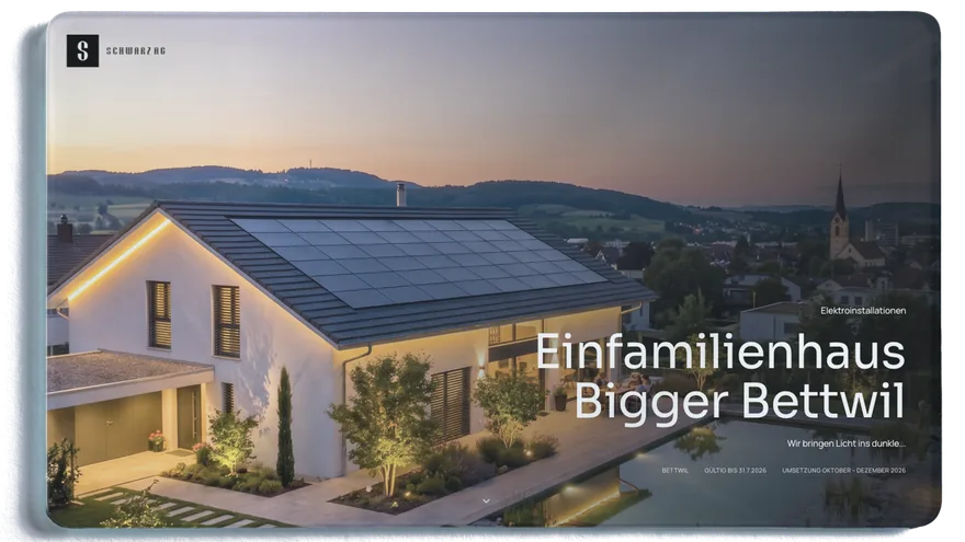 Olorio-Angebot: Elektroinstallationen mit Solar